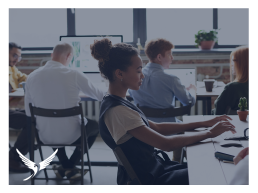 Employees working in an office